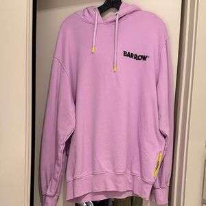 BARROW Men's Lavender Hoodie Sweater, Size L
